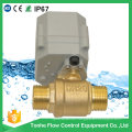 1" Inch Dn25 2 Way Brass Male Thread Electric Control Water Motorized Ball Valve